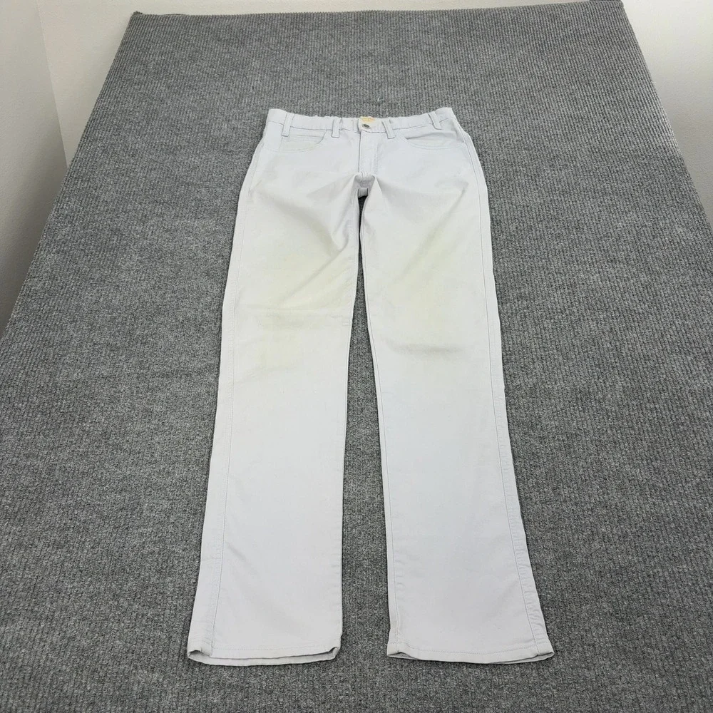 Todd Oldham Jeans Pants Men 31x34 Light Blue Cotton Spandex Stretch Straight Leg